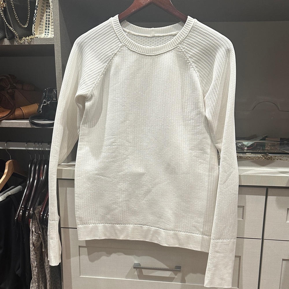 lululemon athletica White Long Sleeve Top